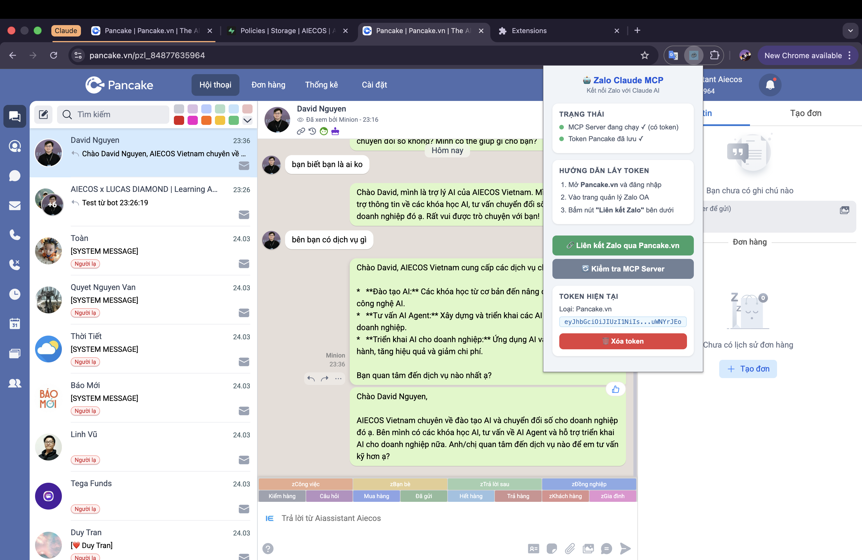 Tổng quan Chrome Extension CRM